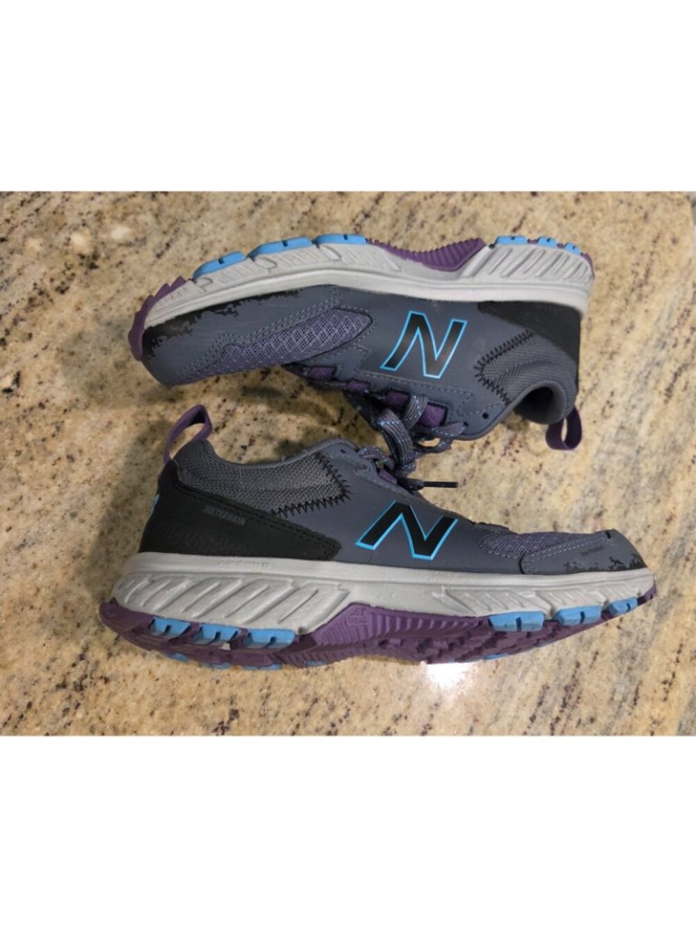 New Balance 510 v5 gray purple WT510CT5 Woman Size 8 Sneakers Retro Shoes - Picture 10 of 13